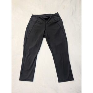 Kuhl Black Cropped Leggings Athletic Workout Running Pants with‎ Pockets S